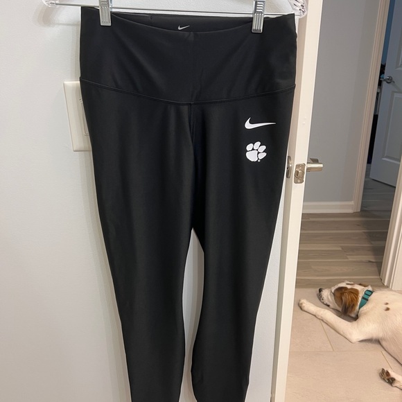 Nike Clemson Black Leggings - Picture 1 of 4